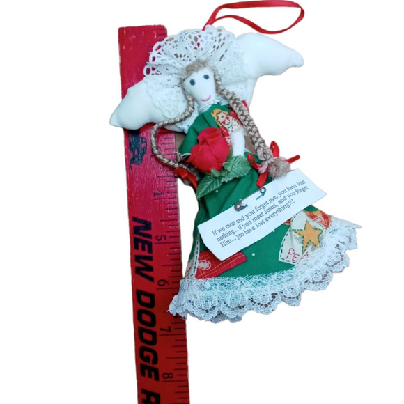 🎄 Primitive Angel🪽 📖Ornament Tree Topper Faith Decor - Picture 7 of 8